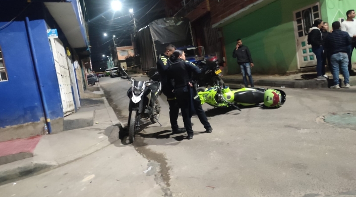 Balacera en Bogotá