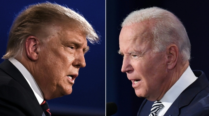 El expresidente de EEUU Donald Trump y el presidente de EEUU Joe Biden El expresidente de EEUU Donald Trump y el presidente de EEUU Joe Biden