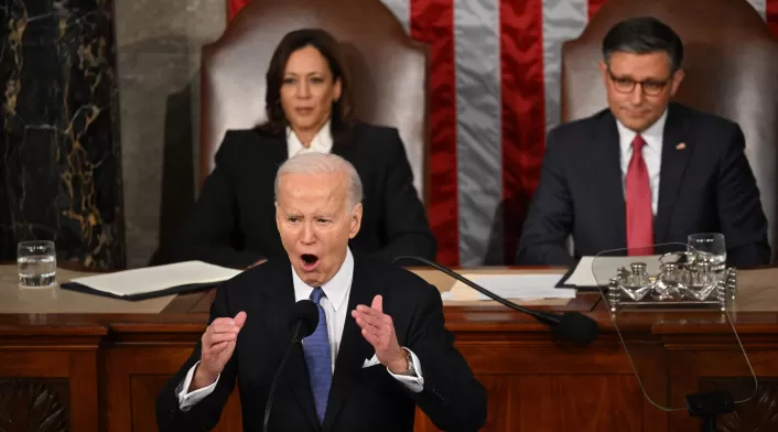 Joe Biden en el discurso Estado de Nación Joe Biden en el discurso Estado de Nación