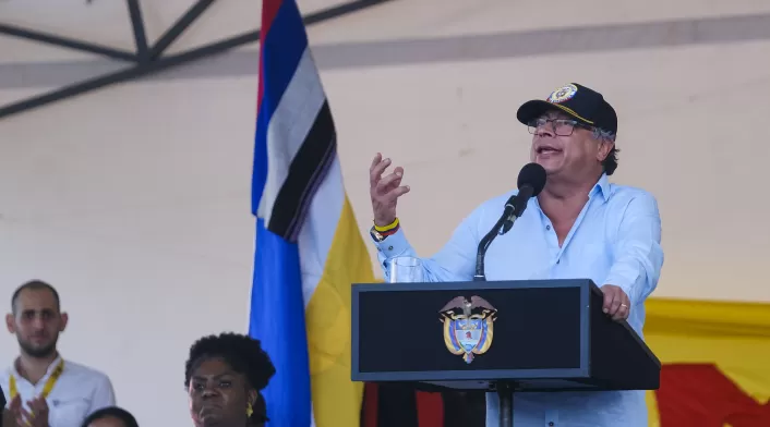 Presidente Gustavo Petro en Cali Presidente Gustavo Petro en Cali