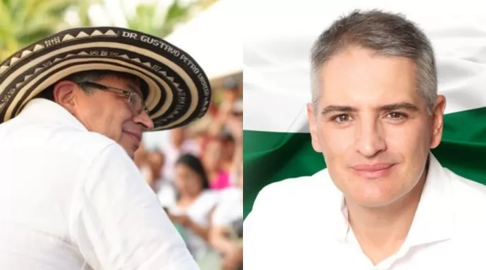 Presidente Gustavo Petro/Gobernador de Antioquia Andrés Julián Rendón