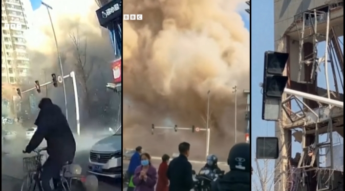 Imágenes de una explosión en restaurante en China Imágenes de una explosión en restaurante en China
