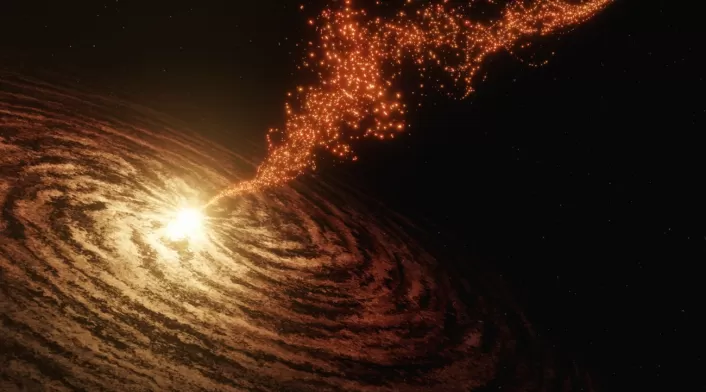 Imagen de referencia de la explosión de una estrella - fenómeno astronómico Imagen de referencia de la explosión de una estrella - fenómeno astronómico