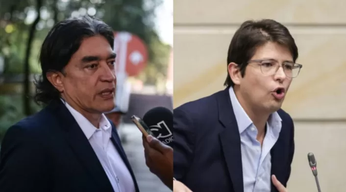 Gustavo Bolívar y Miguel Uribe Gustavo Bolívar y Miguel Uribe