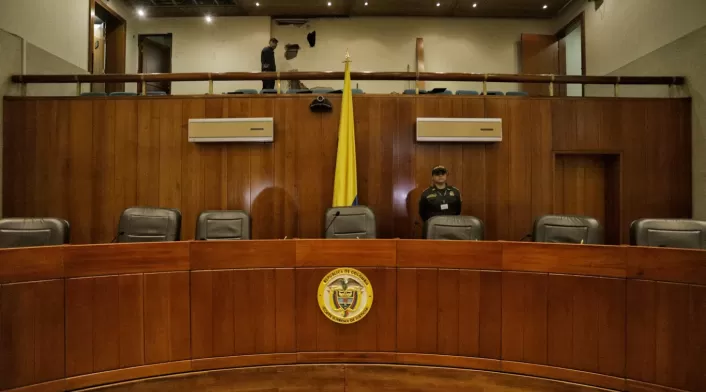 Sala de Audiencias de la Corte Suprema de Justicia.