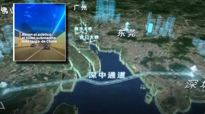 Túnel submarino más largo de China Túnel submarino más largo de China