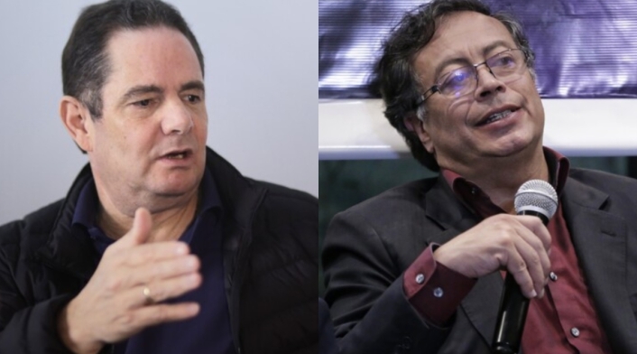 Gustavo Petro y Germán Vargas Lleras