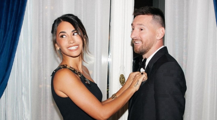 Antonela Roccuzzo y Lionel Messi Antonela Roccuzzo y Lionel Messi