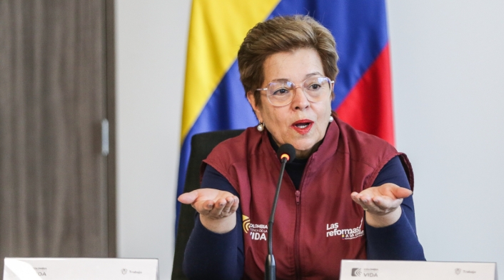 Gloría Inés Ramírez, ministra de Trabajo Gloría Inés Ramírez, ministra de Trabajo