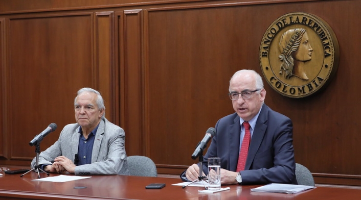 Ministro de Hacienda Ricardo Bonilla y Gerente general del Banrep Leonardo Villar Ministro de Hacienda Ricardo Bonilla y Gerente general del Banrep Leonardo Villar