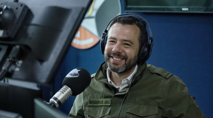 Visita del Alcalde Carlos Fernando Galán a las Emisoras Musicales de RCN Radio