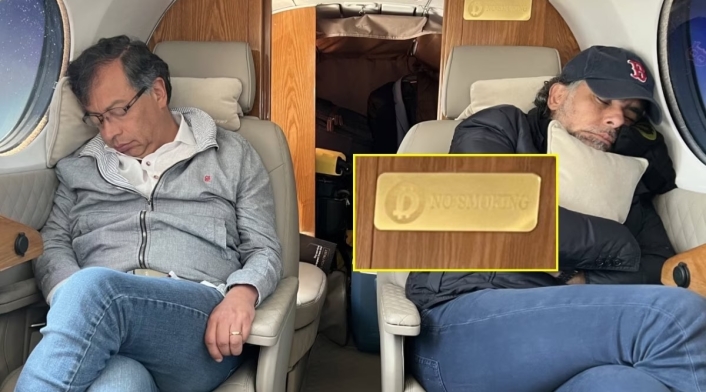 Avión usado durante la campaña presidencial de 2022