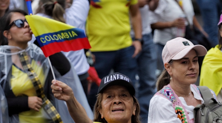 Marchas contra Petro