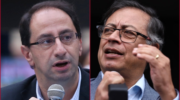 José Manuel Restrepo y Gustavo Petro José Manuel Restrepo y Gustavo Petro