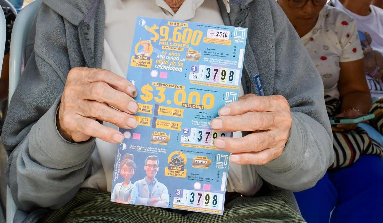 Lotería del Tolima, 22 de abril de 2024 Lotería del Tolima, 22 de abril de 2024