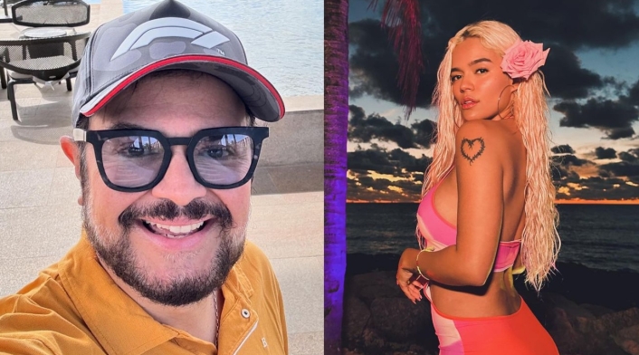 Aleks Syntek vs Karol G: El polémico gesto del cantante mexicano que desata la ira de los fans Aleks Syntek y Karol G