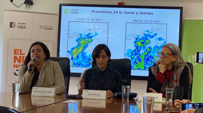 Pronostico de lluvias para Colombia