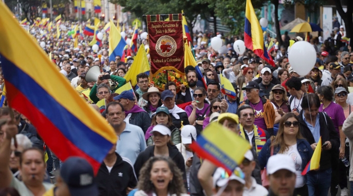 Marchas en Colombia Marchas en Colombia