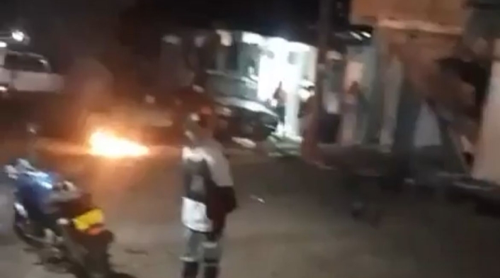 Moto-bomba en Cauca