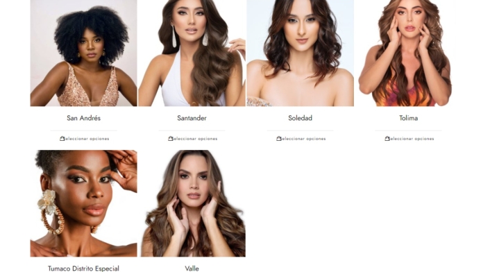 Candidatas de Miss Universe Colombia 2024 Candidatas de Miss Universe Colombia 2024