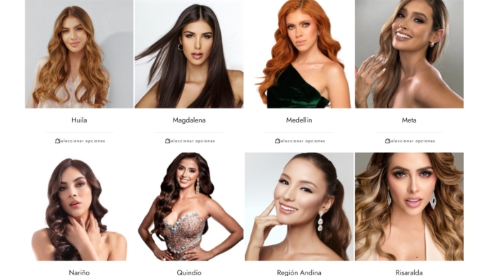 Candidatas de Miss Universe Colombia 2024 Candidatas de Miss Universe Colombia 2024