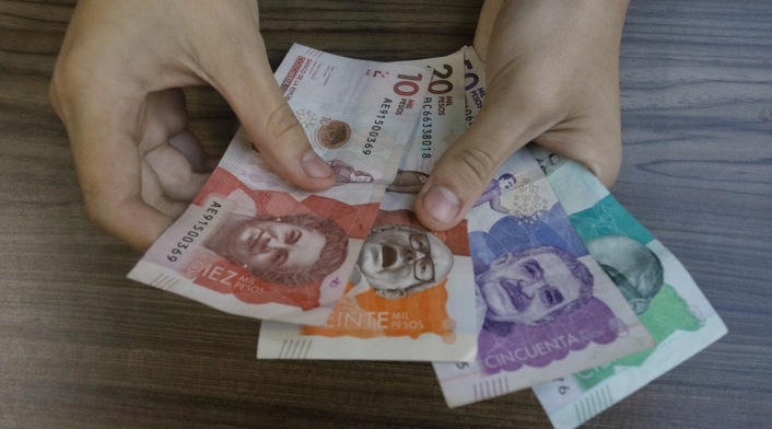 Pesos colombianos Billetes / pesos colombianos / dinero