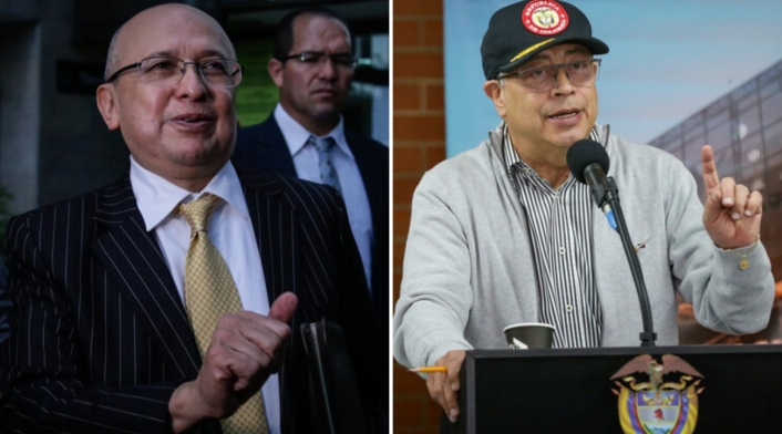 Luis Eduardo Montealegre Gustavo Petro Luis Eduardo Montealegre - Gustavo Petro