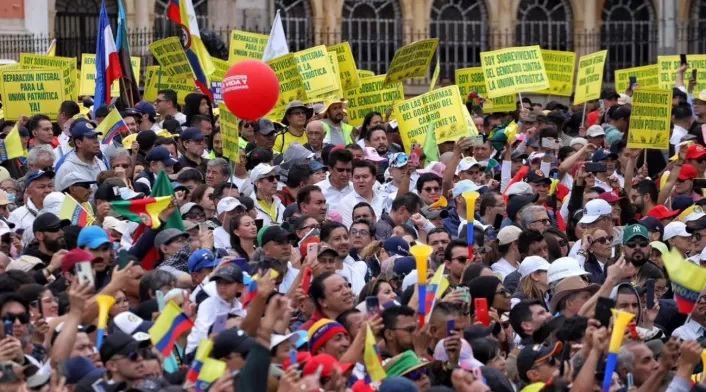 Marchas del 1 de mayo de 2024 en Bogotá Marchas del 1 de mayo de 2024 en Bogotá