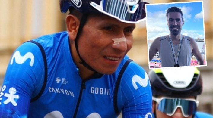 Nairo Quintana Tom Dumoulin Nairo Quintana y Tom Dumoulin