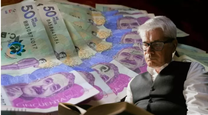 Pensión por invalidez en Colombia Billetes y un señor leyendo un libro