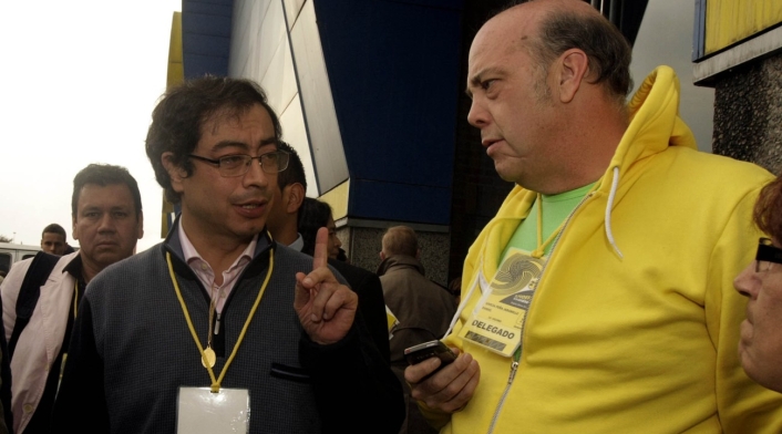 Gustavo Petro y Daniel García-Peña en 2009 Gustavo Petro y Daniel García-Peña en 2009