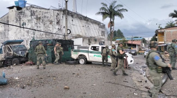ataque a la estación de Policía en Morales, Cauca ataque a la estación de Policía en Morales, Cauca