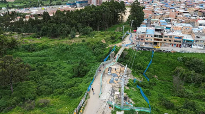 Puente Usme por manifestaciones