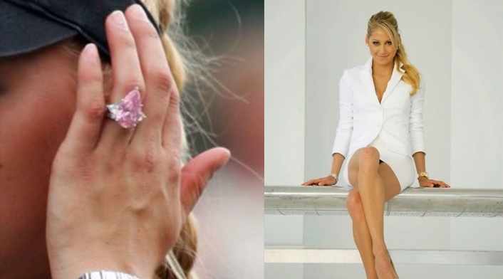 Anillo de compromiso de Anna Kournikova Anillo de compromiso de Anna Kournikova