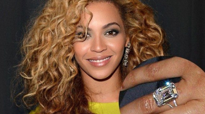 Anillo de compromiso de Beyoncé Anillo de compromiso de Beyoncé