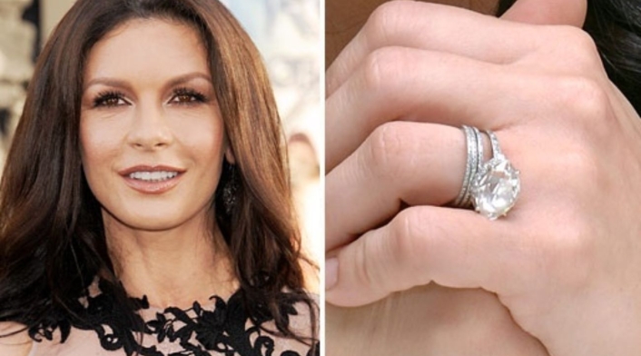 Anillo de compromiso de Catherine Zeta-Jones Anillo de compromiso de Catherine Zeta-Jones
