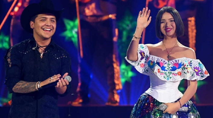 Christian Nodal y Angela Aguilar Christian Nodal y Angela Aguilar confirman su noviazgo