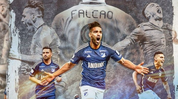 Falcao en Millonarios Falcao en Millonarios