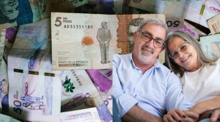 Pensión anticipada en Colombia: beneficiarios Dinero y pareja mayo feliz