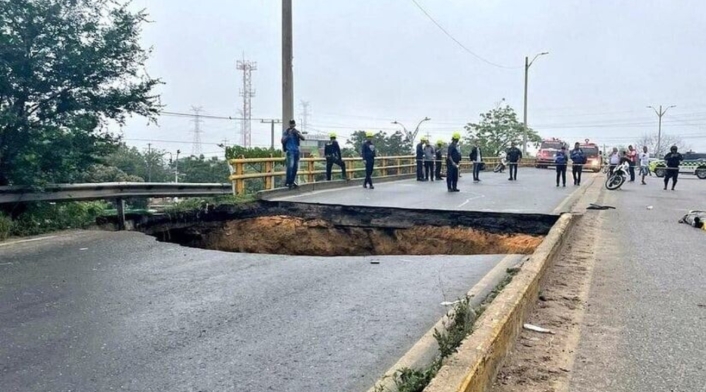Colapso de puente en Atlántico Colapso de puente en Atlántico