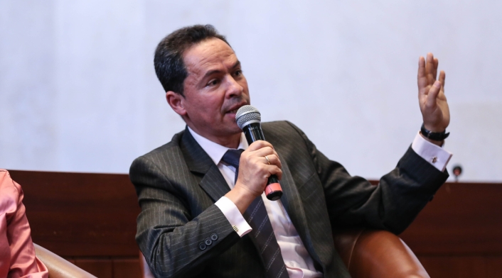 René Guarín, jefe de la oficina de Tecnologías y Sistemas de la Información del Departamento Administrativo de la Presidencia René Guarín, jefe de la oficina de Tecnologías y Sistemas de la Información del Departamento Administrativo de la Presidencia
