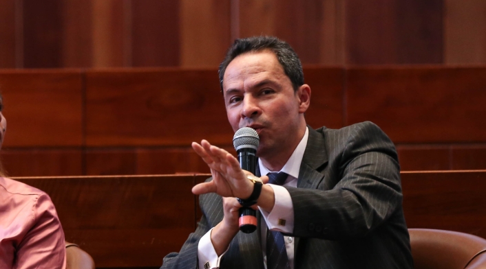 René Guarín, jefe de la oficina de Tecnologías y Sistemas de la Información del Departamento Administrativo de la Presidencia René Guarín, jefe de la oficina de Tecnologías y Sistemas de la Información del Departamento Administrativo de la Presidencia