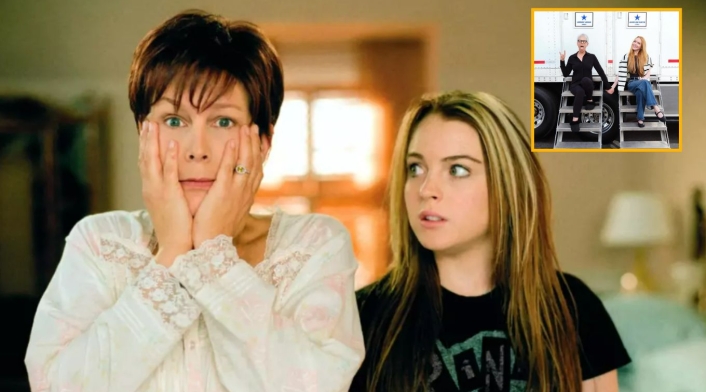 Un viernes de locos 2 Jamie Lee Curtis y Lindsay Lohan en un viernes de locos 1