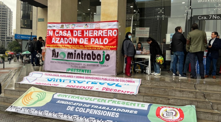Huelga en el Ministerio de Trabajo
