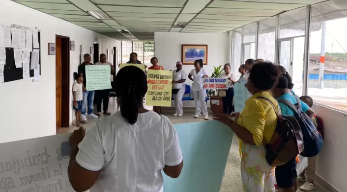Protesta Hospital San Francisco de Asís, Quibdó