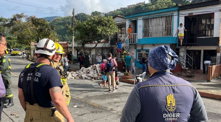 2 personas muertas por incendio en Pereira