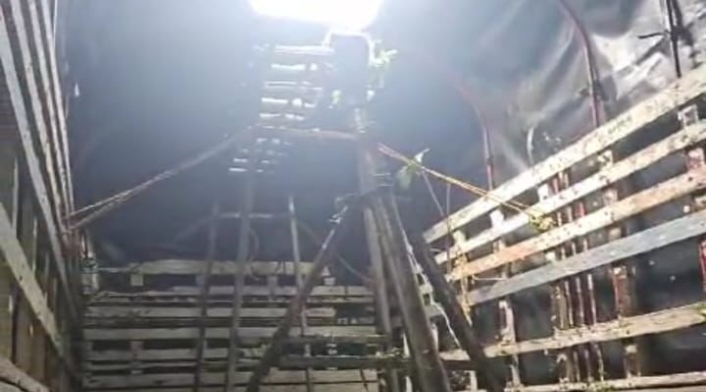 Este es el artefacto que sirve de lanzamiento hallado dentro del camión