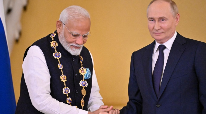 Narenda Modi y Vladimir Putin Narenda Modi y Vladimir Putin