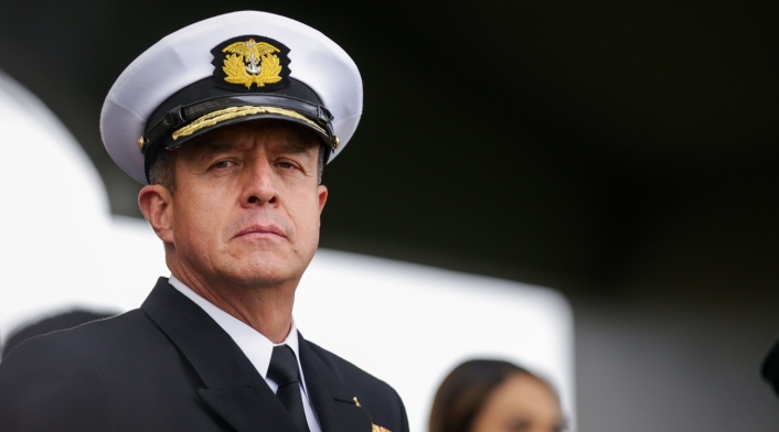 Almirante Francisco Cubides, comandante de las Fuerzas Militares de Colombia Almirante Francisco Cubides, comandante de las Fuerzas Militares de Colombia