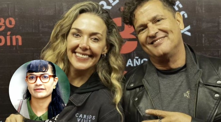 De reina de belleza a Ecomoda: El sorprendente cameo de la esposa de Carlos Vives en 'Betty, la fea' Carlos Vives y Claudia Elena Vásquez